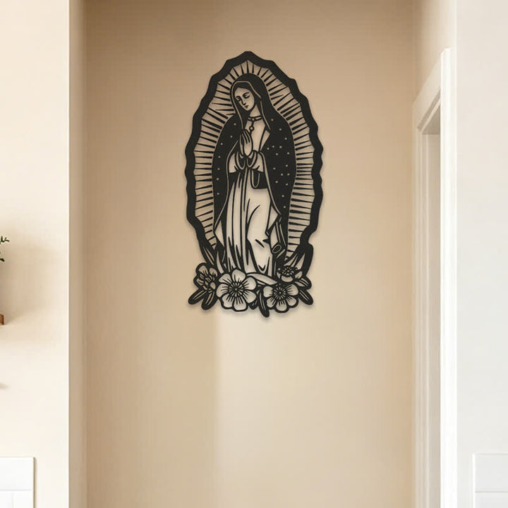 Christianartworkshop Our Lady of Guadalupe Metal Wall Decor: A Symbol of Faith and Divine Grace - image 2