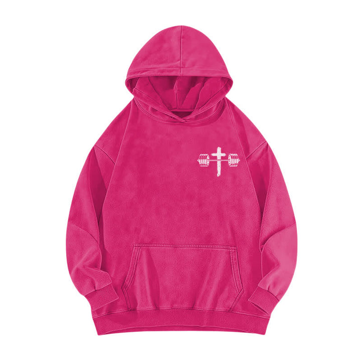 Christianartworkshop Not By My Strength But His Brown Washed Hoodie - image 17