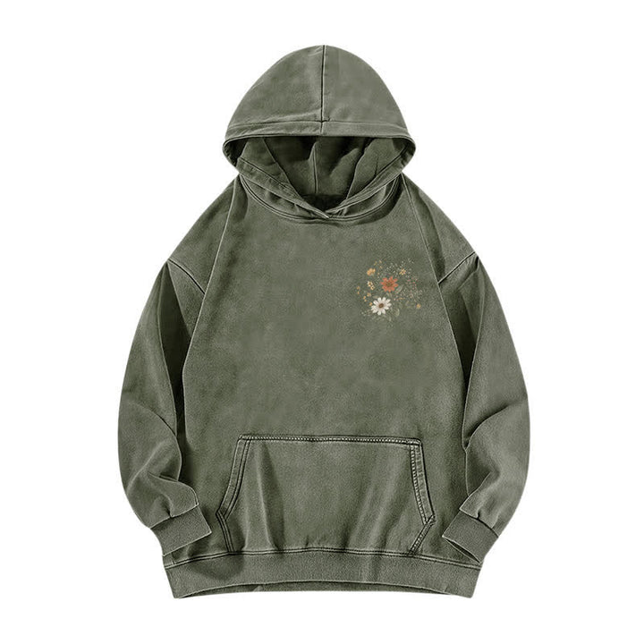 Christianartworkshop For Such A Time As This Floral Washed Hoodie - image 11