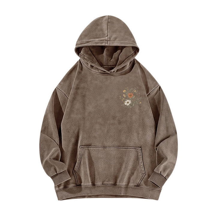 Christianartworkshop For Such A Time As This Floral Washed Hoodie - image 17