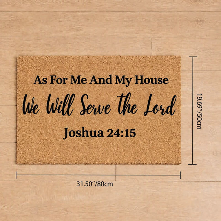 Christianartworkshop Plain Text Faith Verse Artificial Coir Doormat - 19.69''*31.5''/50*80cm - image 8