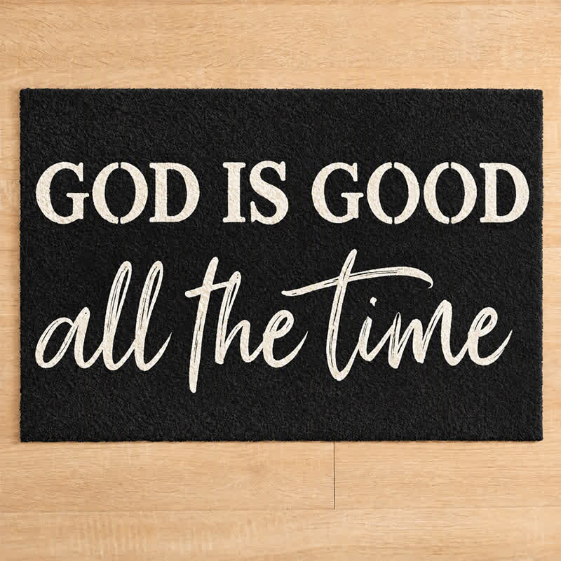 Christianartworkshop Modern Rustic Faith Quote Artificial Coir Doormat - image 3