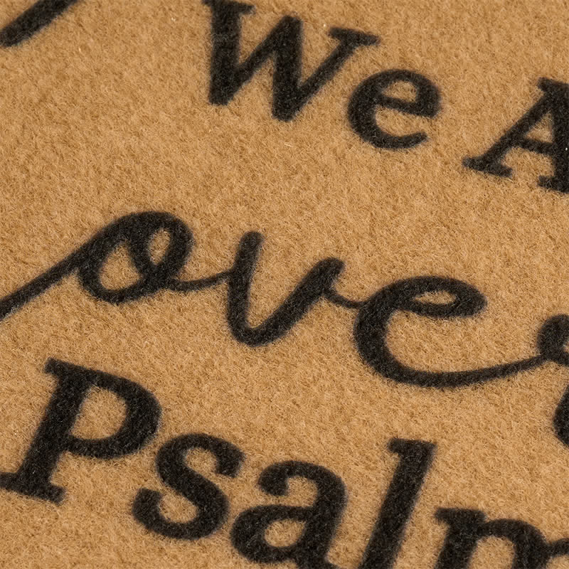 Christianartworkshop Psalm 91 Large Script Artificial Coir Doormat - image 4