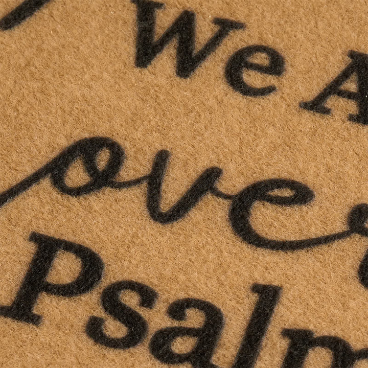 Christianartworkshop Psalm 91 Large Script Artificial Coir Doormat - image 4