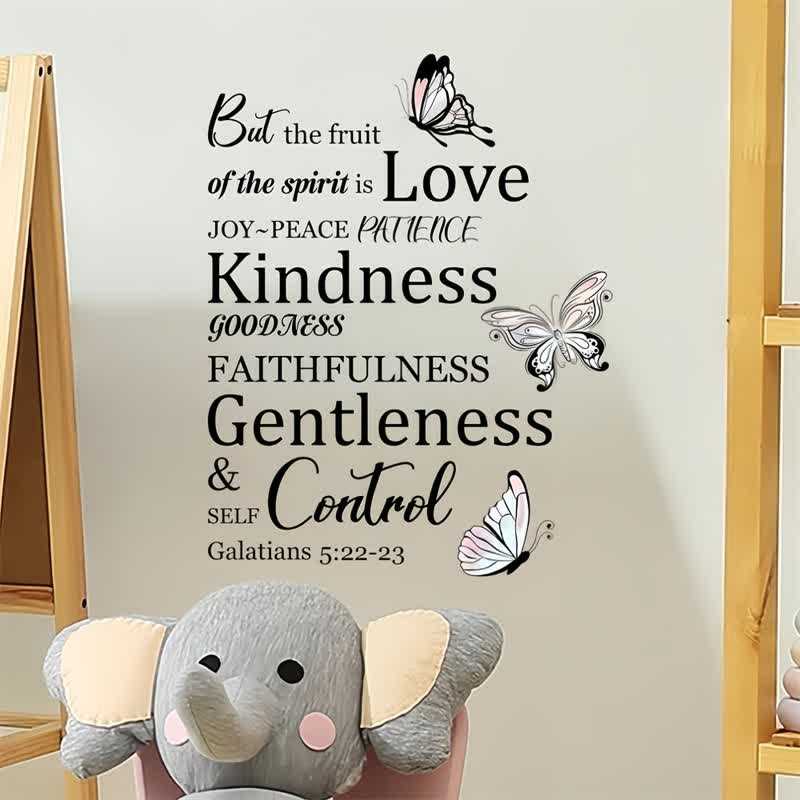 Christianartworkshop Inspirational Plastic Scripture Wall Sticker: Bearer of Soft Heavenly Warmth - image 0