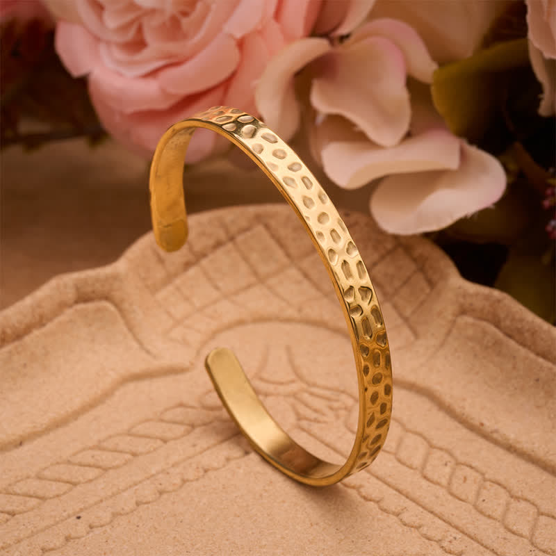 Christianartworkshop Hidden Scripture Stainless Cuff Bracelet: Secret Reminder of Divine Companionship - image 4