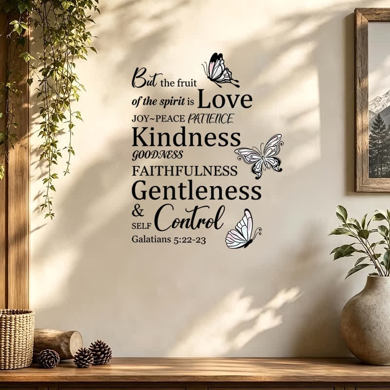 Christianartworkshop Inspirational Plastic Scripture Wall Sticker: Bearer of Soft Heavenly Warmth - image 3