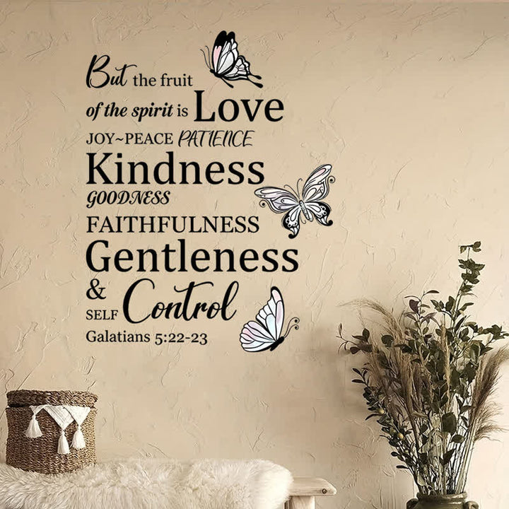 Christianartworkshop Inspirational Plastic Scripture Wall Sticker: Bearer of Soft Heavenly Warmth - image 4