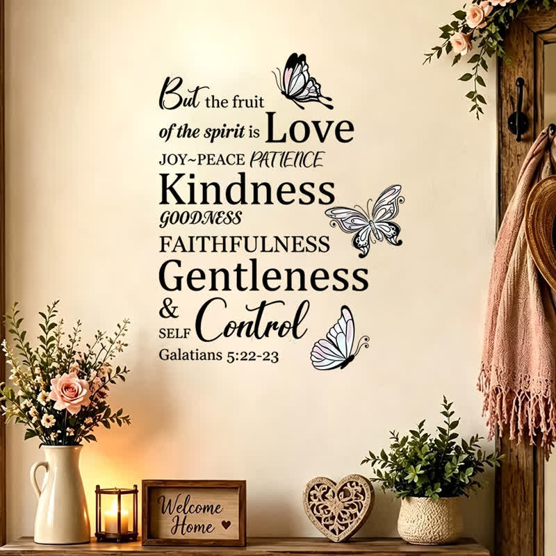 Christianartworkshop Inspirational Plastic Scripture Wall Sticker: Bearer of Soft Heavenly Warmth - image 5