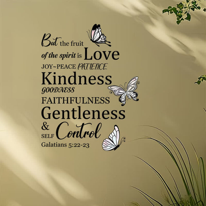Christianartworkshop Inspirational Plastic Scripture Wall Sticker: Bearer of Soft Heavenly Warmth - image 1