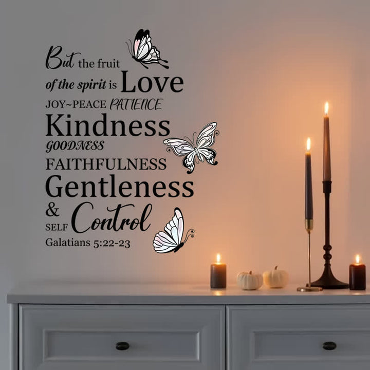 Christianartworkshop Inspirational Plastic Scripture Wall Sticker: Bearer of Soft Heavenly Warmth - image 2