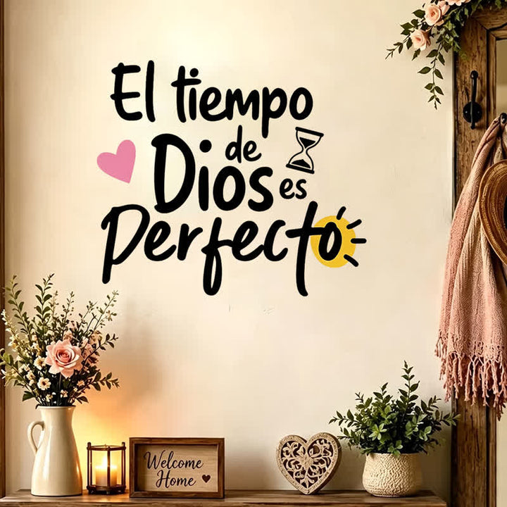 Christianartworkshop Inspirational Divine Message Plastic Wall Sticker: Icon of Warm Sacred Home Blessing - image 5