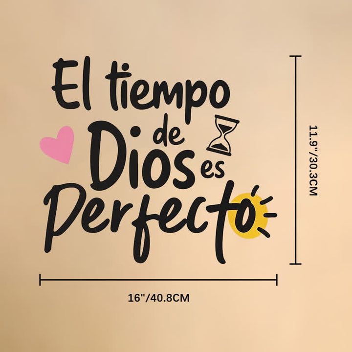 Christianartworkshop Inspirational Divine Message Plastic Wall Sticker: Icon of Warm Sacred Home Blessing - 16"*11.9" / 40.8*30.3cm - image 5
