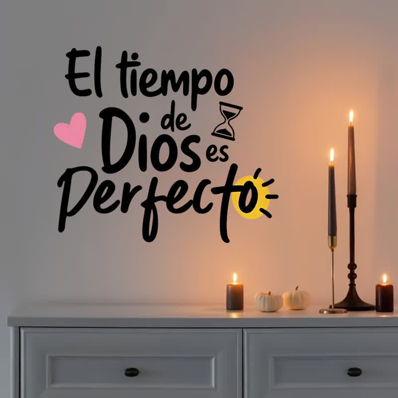 Christianartworkshop Inspirational Divine Message Plastic Wall Sticker: Icon of Warm Sacred Home Blessing - image 1