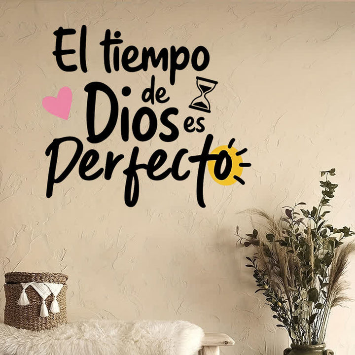 Christianartworkshop Inspirational Divine Message Plastic Wall Sticker: Icon of Warm Sacred Home Blessing - image 3