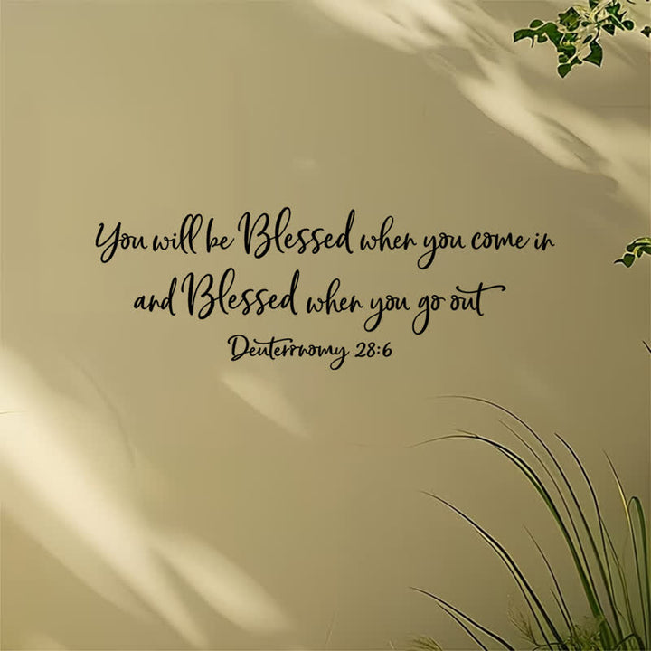 Christianartworkshop Uplifting Sacred Text Entry Wall Sticker: Bearer of Quiet Devotional Serenity - image 5
