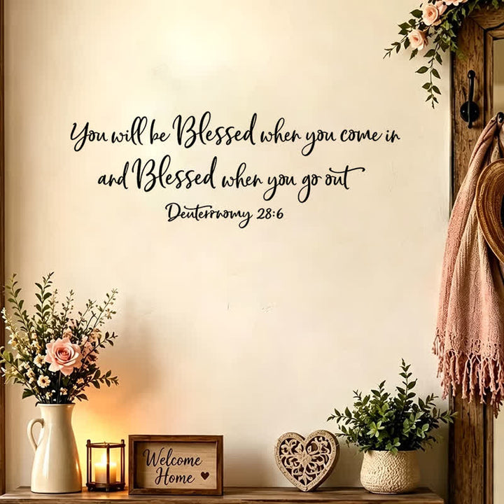 Christianartworkshop Uplifting Sacred Text Entry Wall Sticker: Bearer of Quiet Devotional Serenity - image 2
