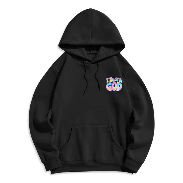 Christianartworkshop Trust In God Pastel Graffiti Oversized White Hoodie - image 5
