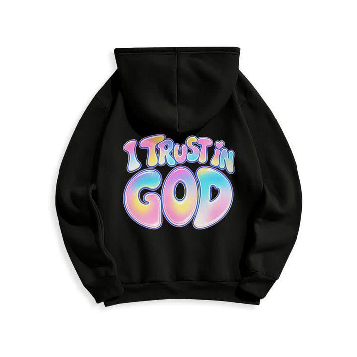 Christianartworkshop Trust In God Pastel Graffiti Oversized White Hoodie - image 4