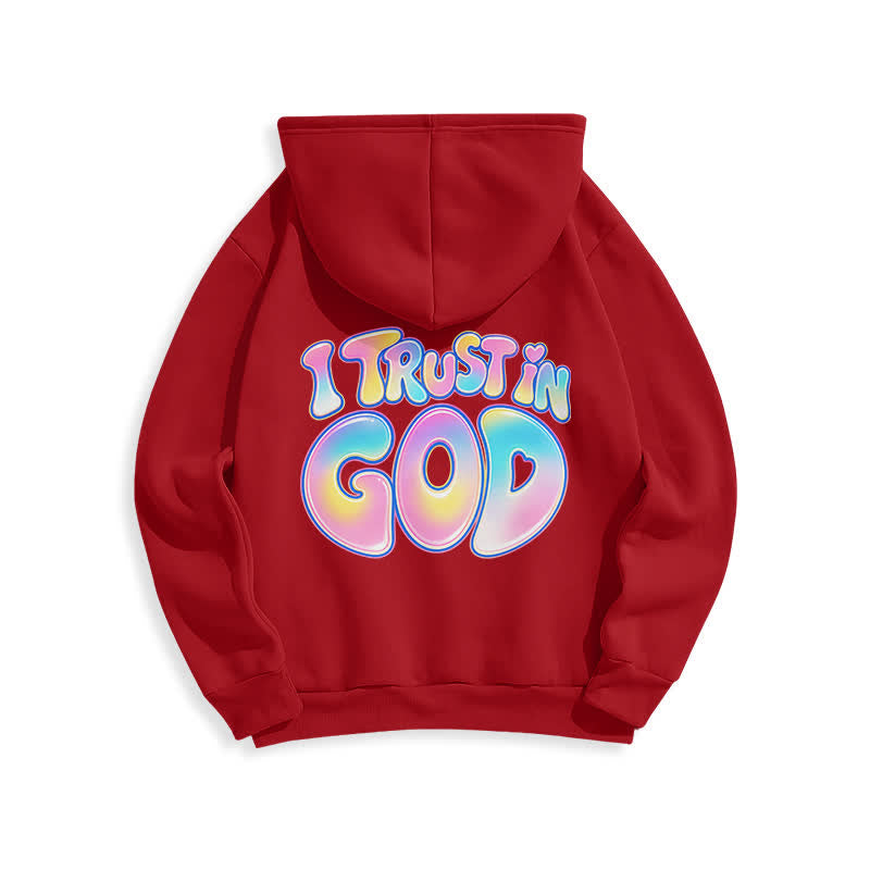 Christianartworkshop Trust In God Pastel Graffiti Oversized White Hoodie - image 10