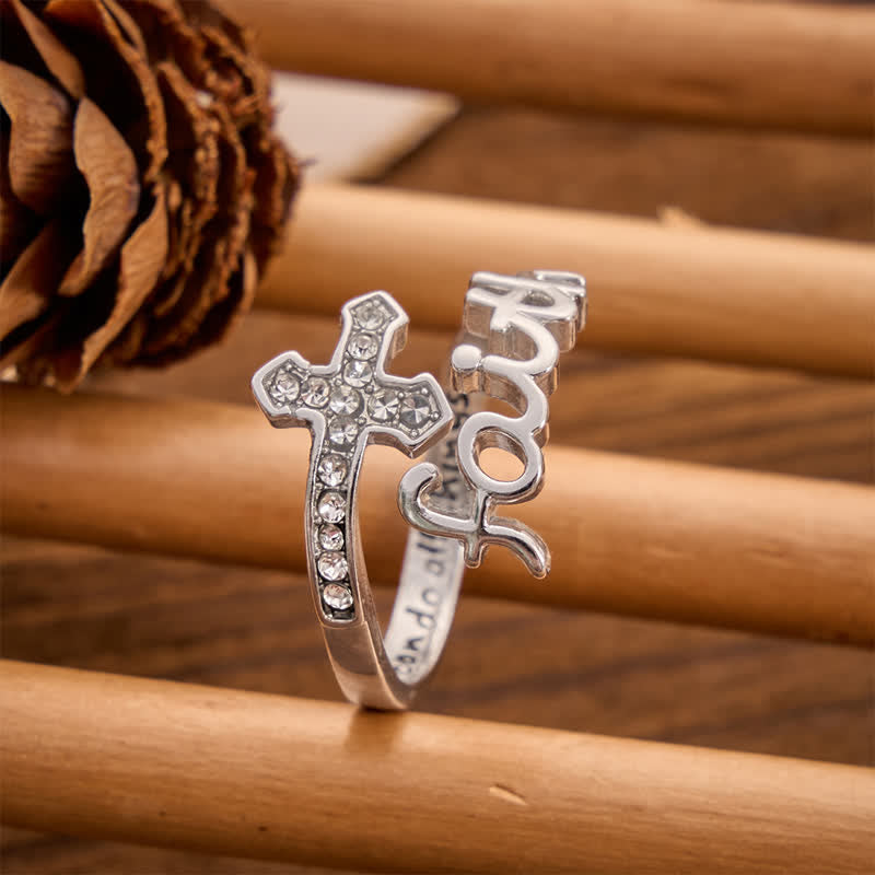 FREE Today: I Can Do All Things Engraved Faith Cross Ring: Token of Gentle Divine Strength - image 4