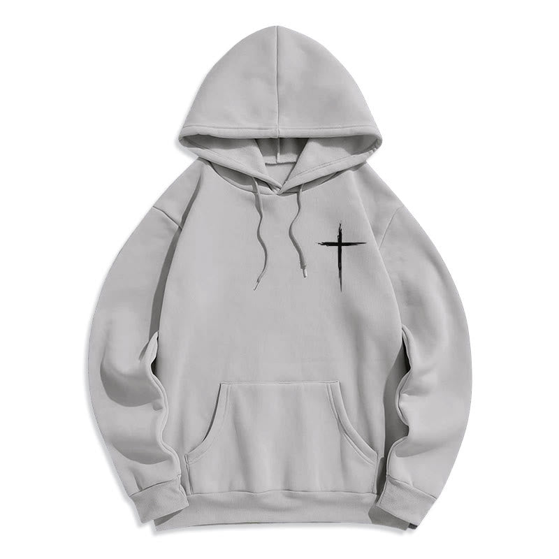 Christianartworkshop Jesus Saves John 14:6 Faith Fleece Lined Polyester Hoodie - image 2