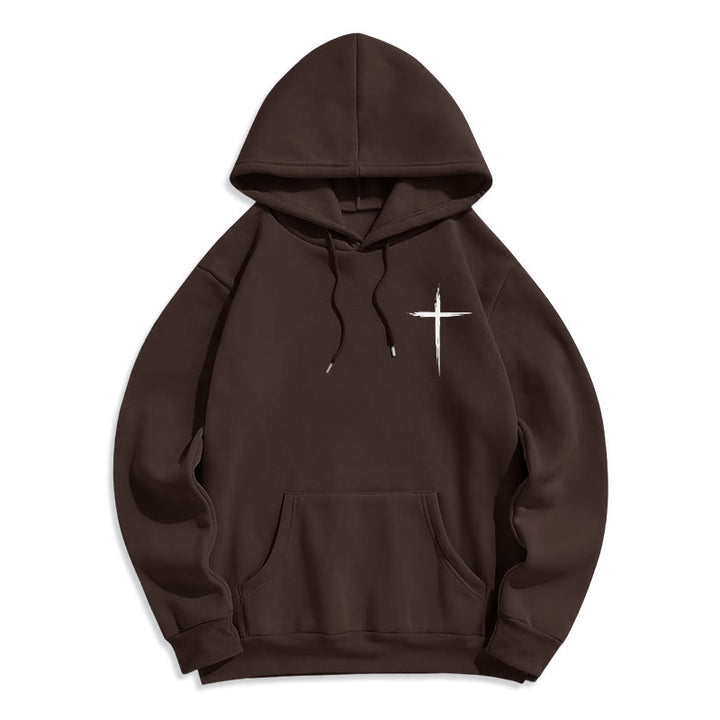 Christianartworkshop Jesus Saves John 14:6 Faith Fleece Lined Polyester Hoodie - image 8