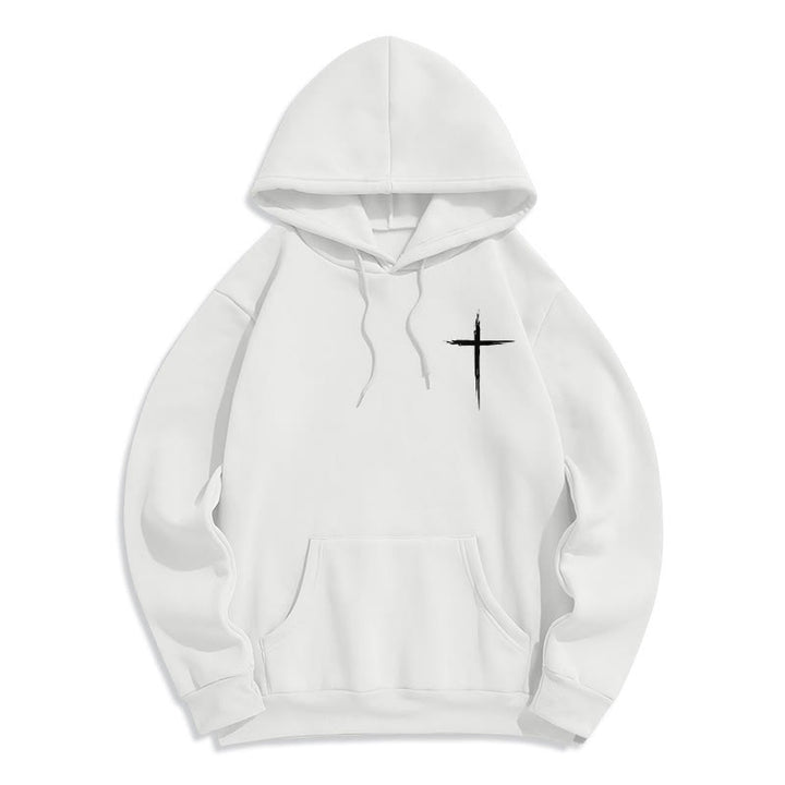 Christianartworkshop Jesus Saves John 14:6 Faith Fleece Lined Polyester Hoodie - image 5