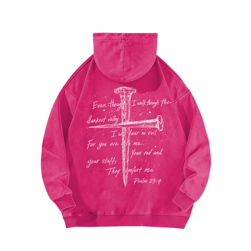 Christianartworkshop Crown Of Thorns Portrait Black Street Washed Hoodie - image 16