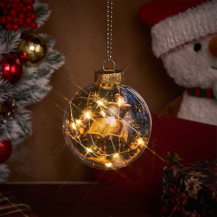 Christianartworkshop Multi-Style Sacred Print Christmas Bauble: Token of Holy Blessing & Quiet Devotion - image 8