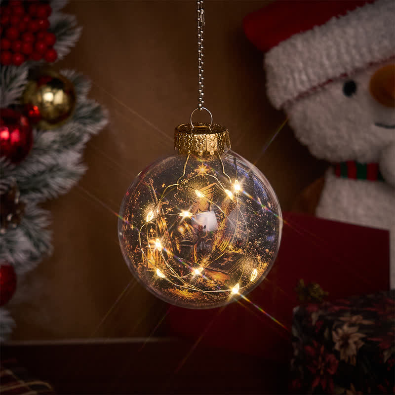 Christianartworkshop Multi-Style Sacred Print Christmas Bauble: Token of Holy Blessing & Quiet Devotion - image 9