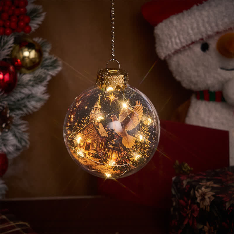 Christianartworkshop Multi-Style Sacred Print Christmas Bauble: Token of Holy Blessing & Quiet Devotion - image 12