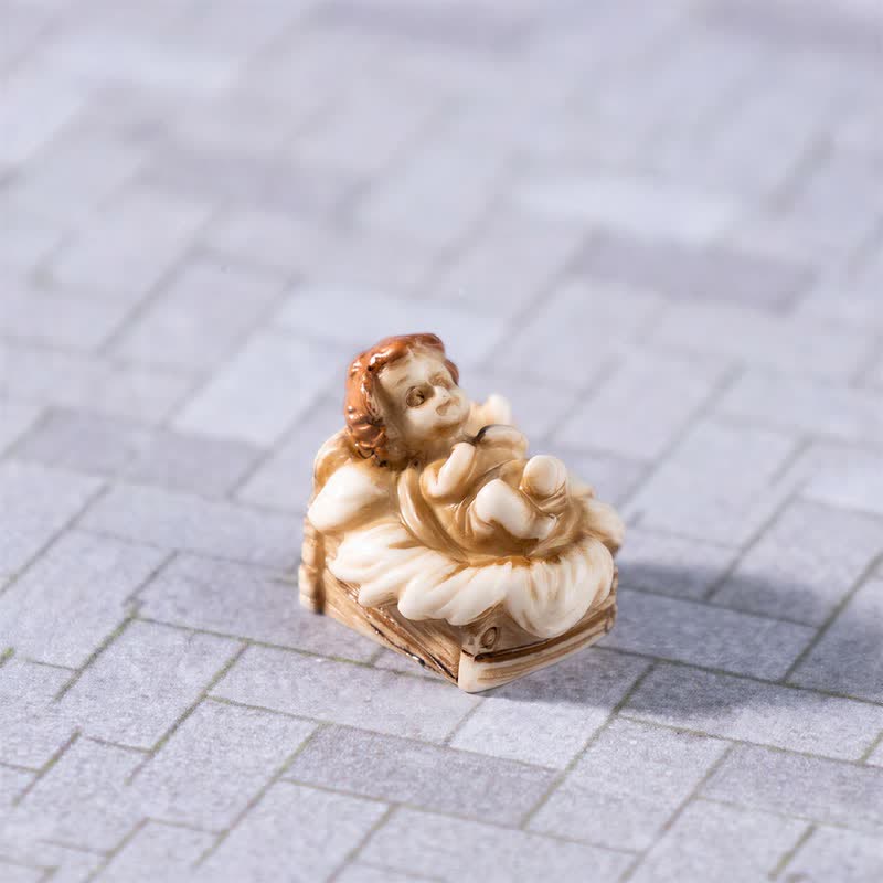 FREE Today: Vintage Resin Nativity Figurine Set: Emblem of Gentle Holy Birth Story - image 12