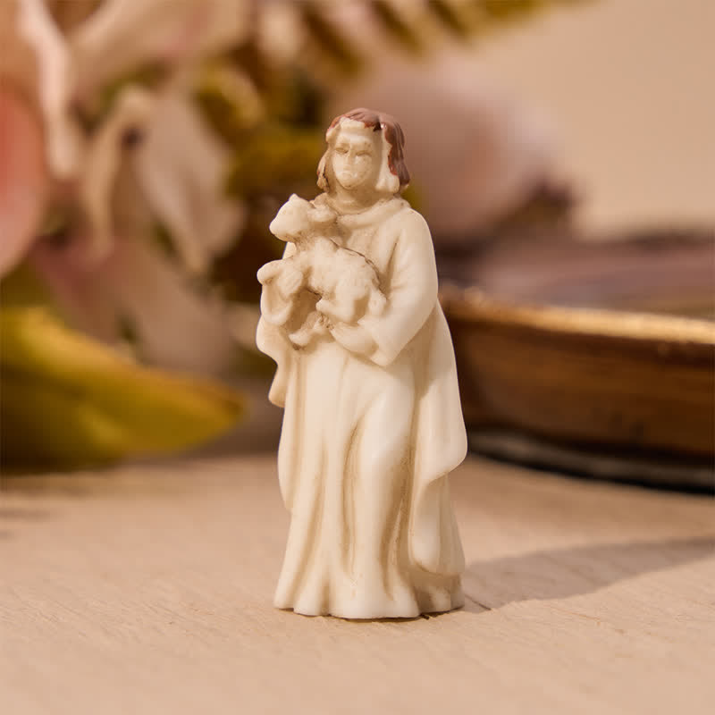 FREE Today: Vintage Resin Nativity Figurine Set: Emblem of Gentle Holy Birth Story - image 16