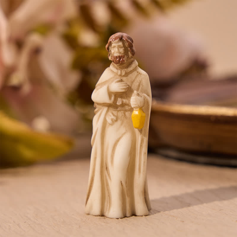 FREE Today: Vintage Resin Nativity Figurine Set: Emblem of Gentle Holy Birth Story - image 11