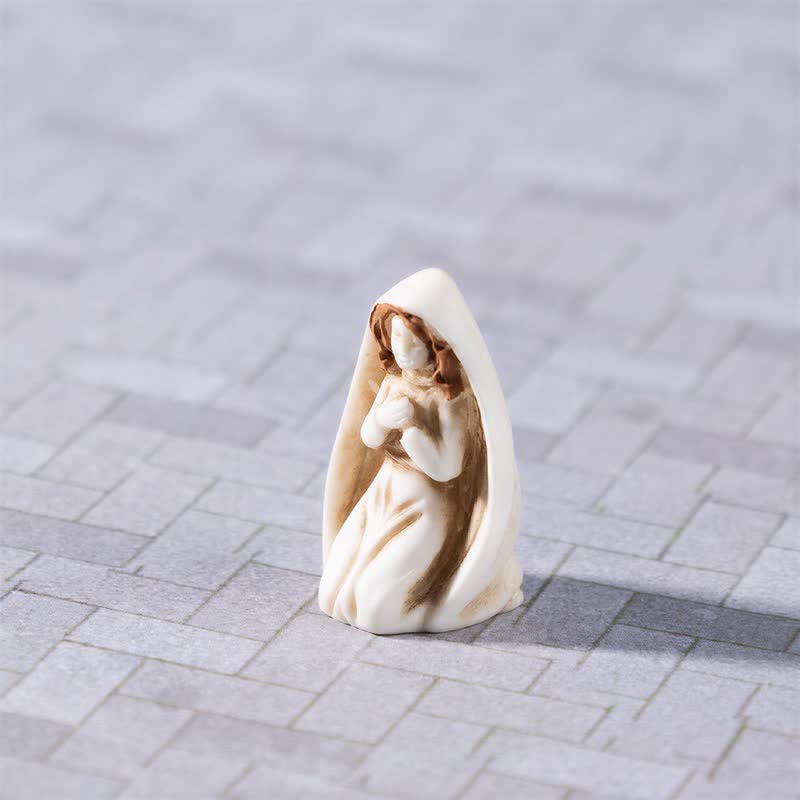 FREE Today: Vintage Resin Nativity Figurine Set: Emblem of Gentle Holy Birth Story - image 8