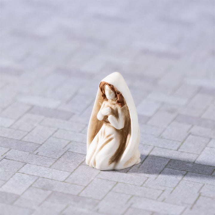 FREE Today: Vintage Resin Nativity Figurine Set: Emblem of Gentle Holy Birth Story - image 8
