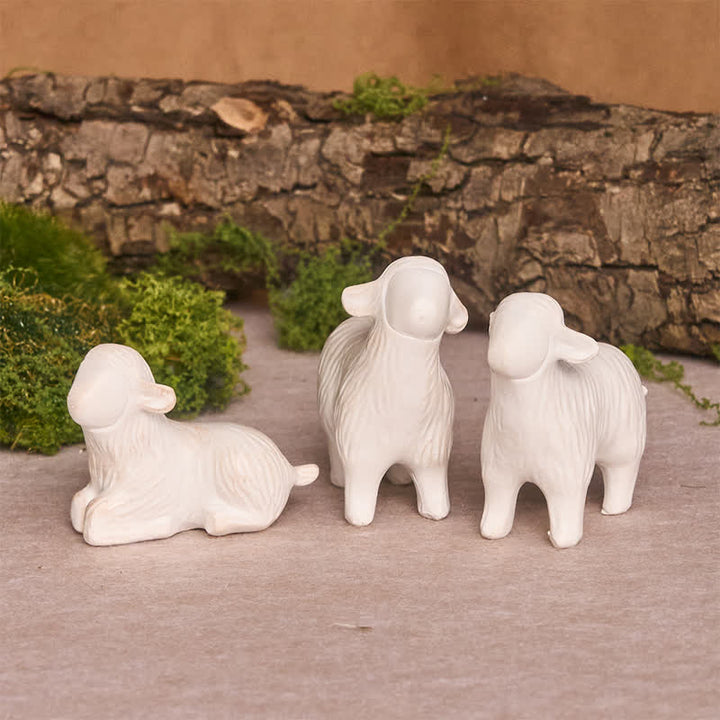 Christianartworkshop Resin Holy Family Nativity Figurine Set Manger Scene Tabletop Decor - image 7
