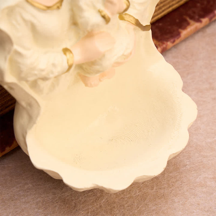 Christianartworkshop Sculpted Nativity Holy Water Font: Emblem of Tender Heavenly Shelter - image 9