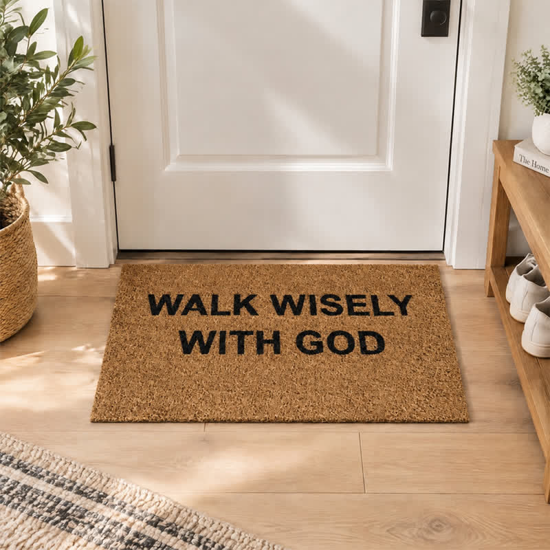 Christianartworkshop Faithful Scripture Artificial Coir Doormat - image 1