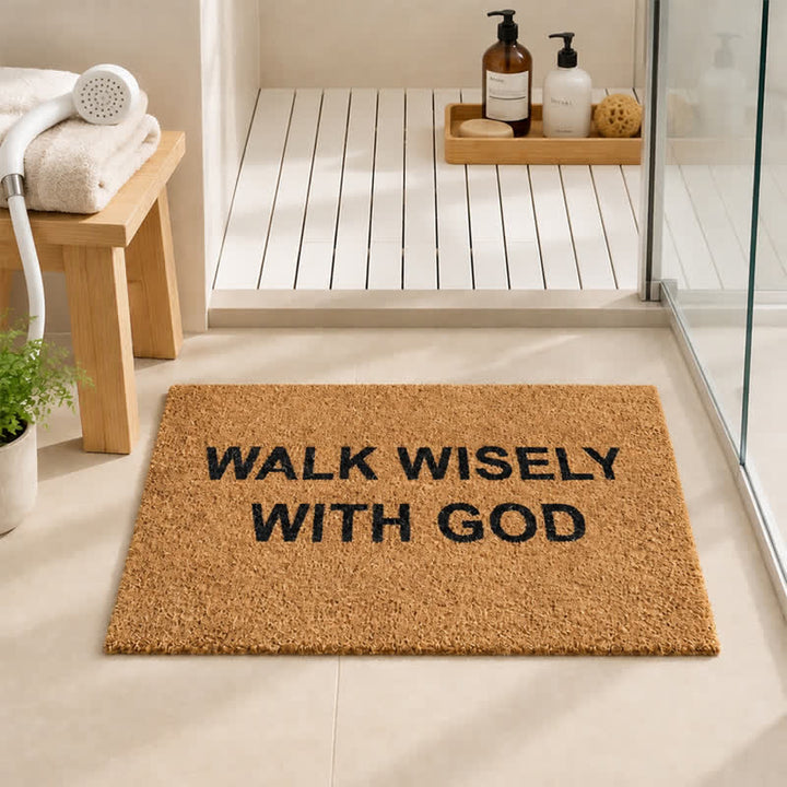Christianartworkshop Faithful Scripture Artificial Coir Doormat - image 2