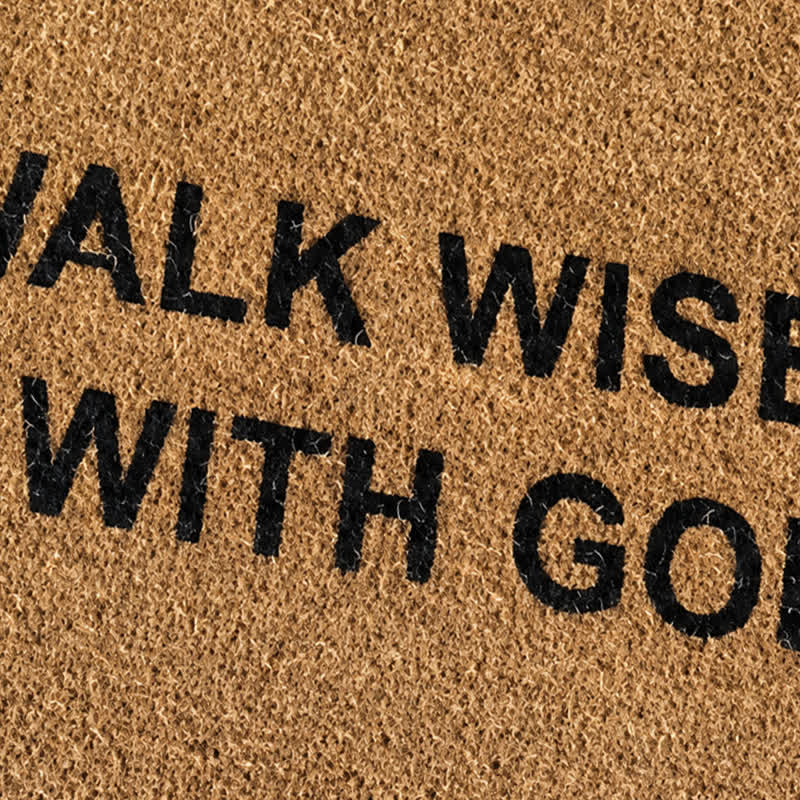 Christianartworkshop Faithful Scripture Artificial Coir Doormat - image 4