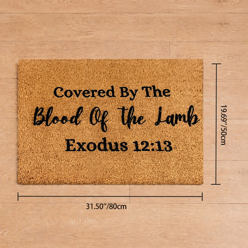 Christianartworkshop Sacred Lamb’s Covenant Artificial Coir Doormat - 19.69''*31.5''/50*80cm - image 8