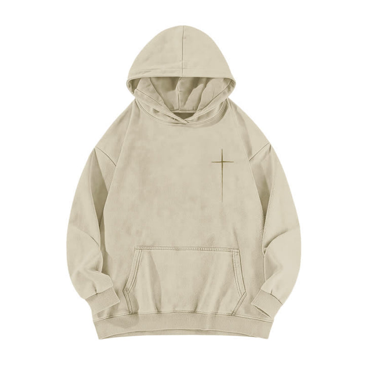 Christianartworkshop The Way Cross Front And Back Washed Hoodie - image 8