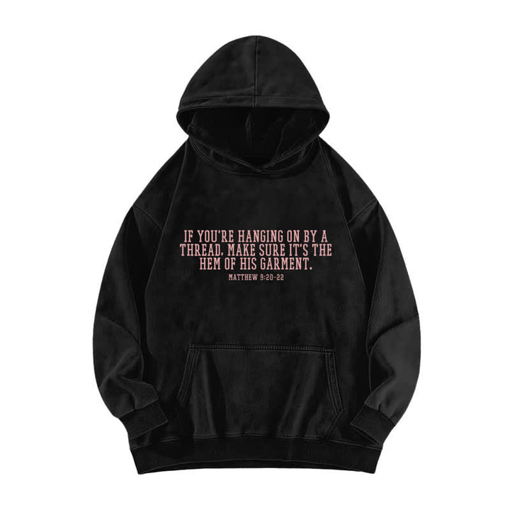 Christianartworkshop Hem Of His Garment Front And Back Washed Hoodie - image 2