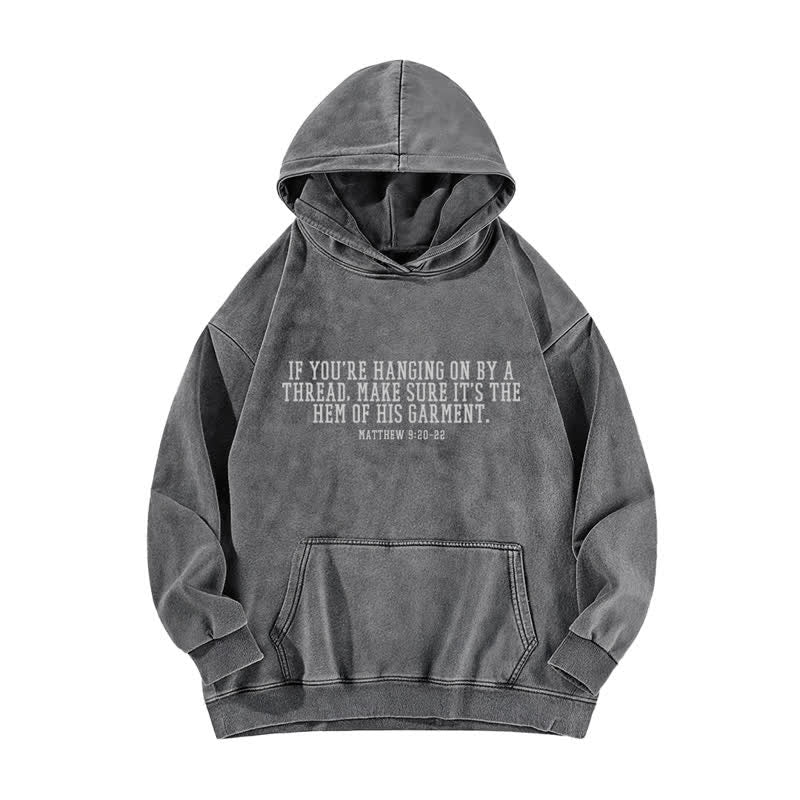 Christianartworkshop Hem Of His Garment Front And Back Washed Hoodie - image 8