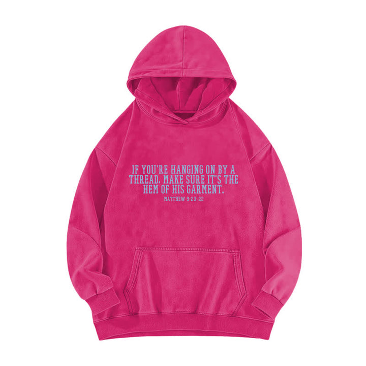 Christianartworkshop Hem Of His Garment Front And Back Washed Hoodie - image 5