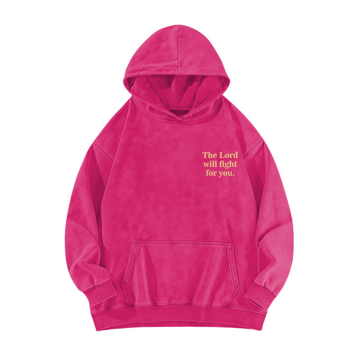 Christianartworkshop Be Still Floral Front And Back Washed Hoodie - image 14