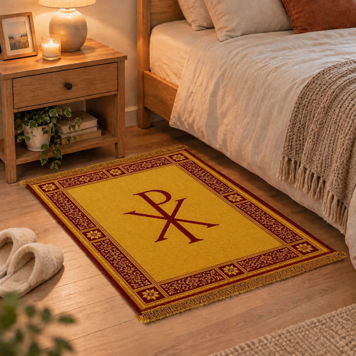 Christianartworkshop Ichthys & Chi-Rho Monogram Velvet Tapestry: Token of Abiding Celestial Shelter - image 27