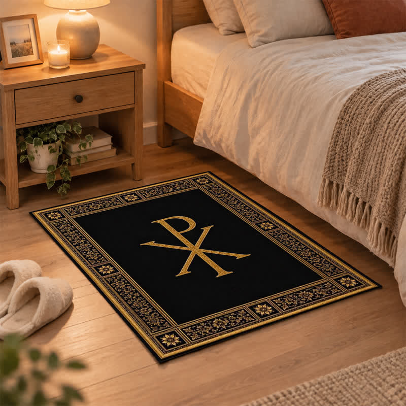 Christianartworkshop Ichthys & Chi-Rho Monogram Velvet Tapestry: Token of Abiding Celestial Shelter - image 36